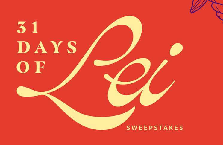 Hawaiian Airlines 31 Days of Lei Sweepstakes